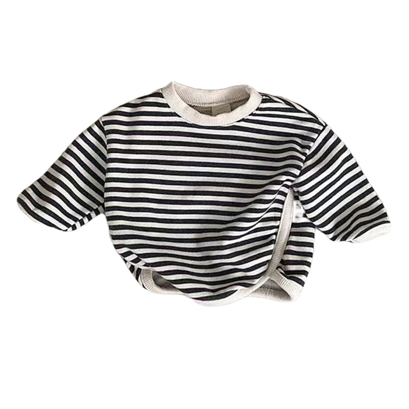 Baby Unisex Striped Tops Wholesale 23010791