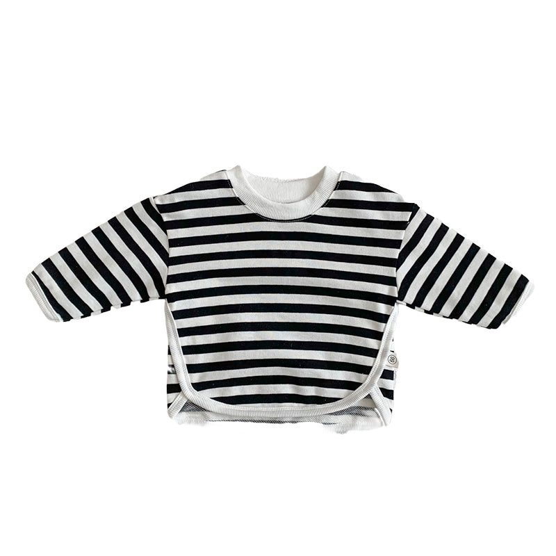Baby Unisex Striped Tops Wholesale 23010794