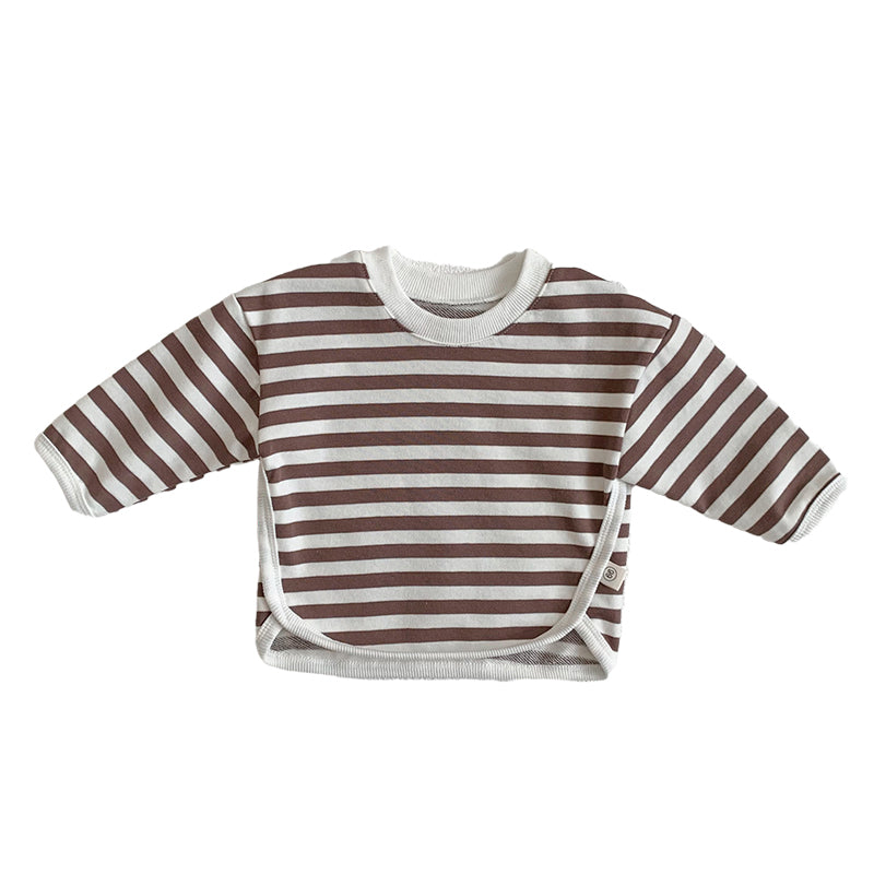 Baby Unisex Striped Tops Wholesale 23010794