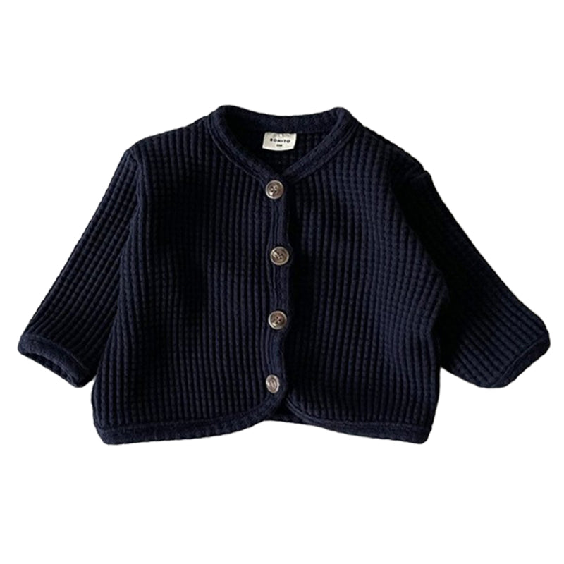 Baby Unisex Solid Color Jackets Outwears Wholesale 23010796
