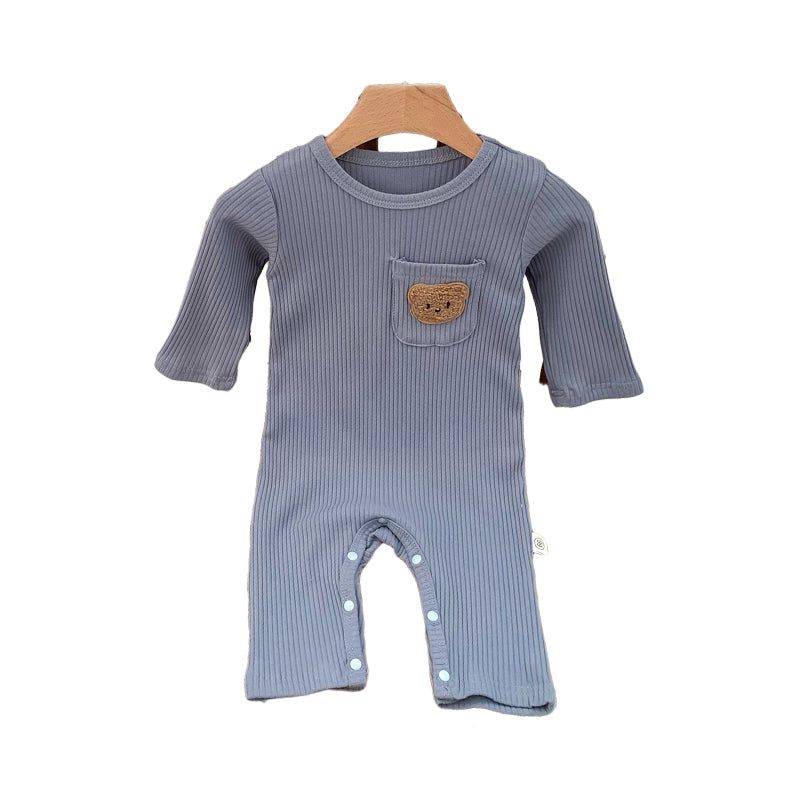 Baby Unisex Cartoon Print Jumpsuits Wholesale 23010799