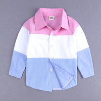 Load image into Gallery viewer, 2 Pieces Set Baby Kid Boys Color-blocking Shirts And Ripped Jeans Wholesale 23011003
