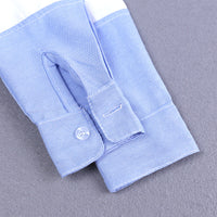 Load image into Gallery viewer, 2 Pieces Set Baby Kid Boys Color-blocking Shirts And Ripped Jeans Wholesale 23011003
