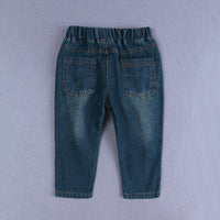 Load image into Gallery viewer, 2 Pieces Set Baby Kid Boys Color-blocking Shirts And Ripped Jeans Wholesale 23011003

