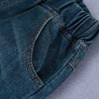 Load image into Gallery viewer, 2 Pieces Set Baby Kid Boys Color-blocking Shirts And Ripped Jeans Wholesale 23011003
