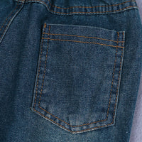 Load image into Gallery viewer, 2 Pieces Set Baby Kid Boys Color-blocking Shirts And Ripped Jeans Wholesale 23011003
