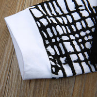 Load image into Gallery viewer, 2 Pieces Set Baby Boys Letters T-Shirts And Checked Pants Wholesale 23011005
