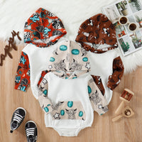 Load image into Gallery viewer, Baby Unisex Animals Print Rompers Wholesale 230110104
