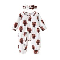 Load image into Gallery viewer, Baby Unisex Animals Print Jumpsuits Wholesale 230110108
