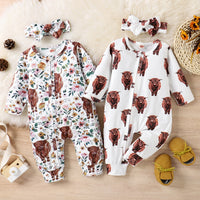 Load image into Gallery viewer, Baby Unisex Animals Print Jumpsuits Wholesale 230110108
