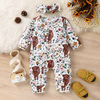 Load image into Gallery viewer, Baby Unisex Animals Print Jumpsuits Wholesale 230110108
