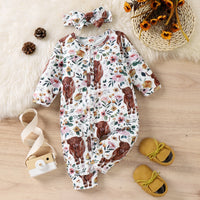 Load image into Gallery viewer, Baby Unisex Animals Print Jumpsuits Wholesale 230110108
