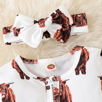 Load image into Gallery viewer, Baby Unisex Animals Print Jumpsuits Wholesale 230110108
