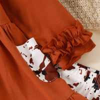 Load image into Gallery viewer, 2 Pieces Set Baby Kid Girls Leopard Tops And Pants Wholesale 230110120
