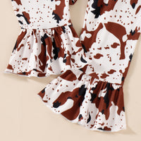 Load image into Gallery viewer, 2 Pieces Set Baby Kid Girls Leopard Tops And Pants Wholesale 230110120
