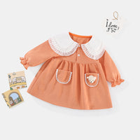 Load image into Gallery viewer, Baby Kid Girls Color-blocking Cartoon Dresses Wholesale 230110121
