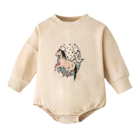 Load image into Gallery viewer, Baby Boys Animals Cartoon Print Rompers Wholesale 230110130
