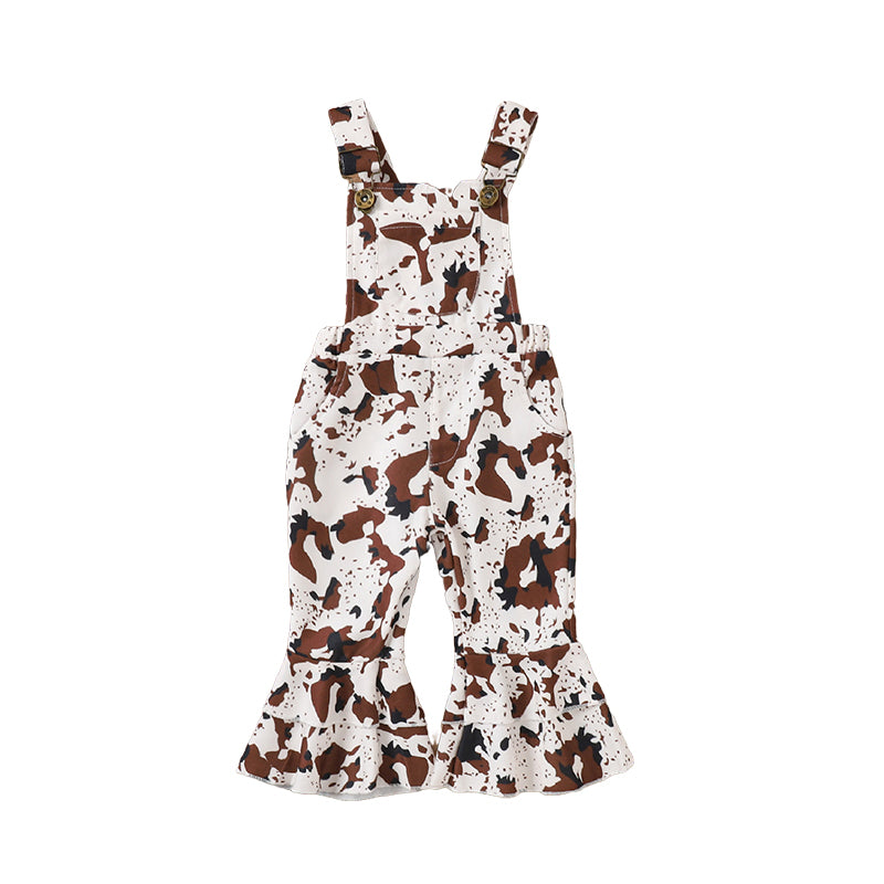 Baby Kid Girls Leopard Print Jumpsuits Wholesale 230110132
