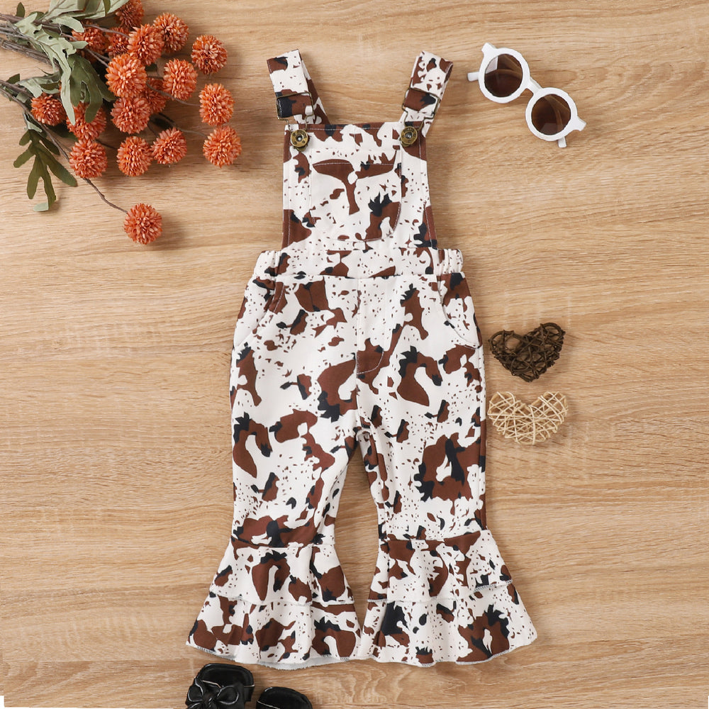 Baby Kid Girls Leopard Print Jumpsuits Wholesale 230110132