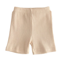 Load image into Gallery viewer, Baby Unisex Striped Muslin&amp;Ribbed Shorts Wholesale 230110133
