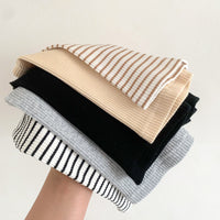 Load image into Gallery viewer, Baby Unisex Striped Muslin&amp;Ribbed Shorts Wholesale 230110133
