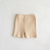 Load image into Gallery viewer, Baby Unisex Striped Muslin&amp;Ribbed Shorts Wholesale 230110133
