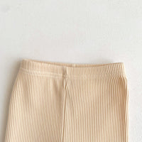 Load image into Gallery viewer, Baby Unisex Striped Muslin&amp;Ribbed Shorts Wholesale 230110133
