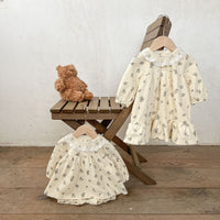 Load image into Gallery viewer, 2 Pieces Set Baby Girls Flower Lace Print Tops And Shorts Wholesale 230110136
