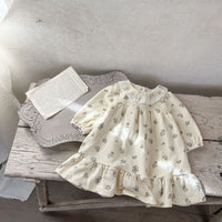 Load image into Gallery viewer, 2 Pieces Set Baby Girls Flower Lace Print Tops And Shorts Wholesale 230110136
