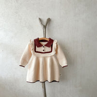 Load image into Gallery viewer, Baby Girls Crochet Dresses Wholesale 230110150
