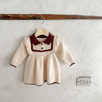 Load image into Gallery viewer, Baby Girls Crochet Dresses Wholesale 230110150
