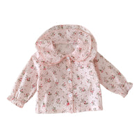 Load image into Gallery viewer, Baby Girls Flower Print Tops Wholesale 230110169
