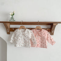 Load image into Gallery viewer, Baby Girls Flower Print Tops Wholesale 230110169
