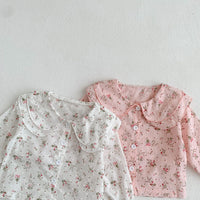 Load image into Gallery viewer, Baby Girls Flower Print Tops Wholesale 230110169
