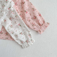 Load image into Gallery viewer, Baby Girls Flower Print Tops Wholesale 230110169
