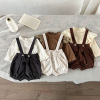 Load image into Gallery viewer, Baby Kid Girls Boys Solid Color Pants Rompers Wholesale 230110211
