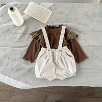Load image into Gallery viewer, Baby Kid Girls Boys Solid Color Pants Rompers Wholesale 230110211
