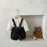 Load image into Gallery viewer, Baby Kid Girls Boys Solid Color Pants Rompers Wholesale 230110211
