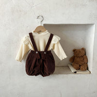 Load image into Gallery viewer, Baby Kid Girls Boys Solid Color Pants Rompers Wholesale 230110211
