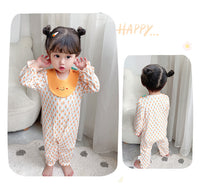 Load image into Gallery viewer, Baby Girls Cartoon Print Jumpsuits Wholesale 230110233
