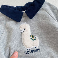 Load image into Gallery viewer, 2 Pieces Set Baby Unisex Cartoon Hoodies Swearshirts And Solid Color Pants Wholesale 230110244
