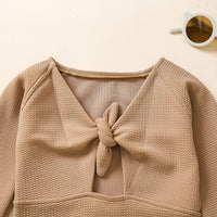 Load image into Gallery viewer, Baby Kid Girls Solid Color Rompers Wholesale 23011025
