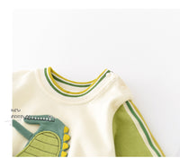Load image into Gallery viewer, Baby Unisex Letters Color-blocking Dinosaur Jumpsuits Wholesale 230110254
