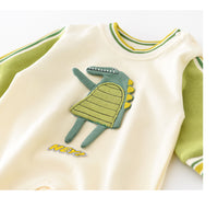 Load image into Gallery viewer, Baby Unisex Letters Color-blocking Dinosaur Jumpsuits Wholesale 230110254

