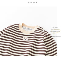 Load image into Gallery viewer, Baby Unisex Striped Animals Print Hoodies Swearshirts Wholesale 230110255
