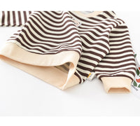 Load image into Gallery viewer, Baby Unisex Striped Animals Print Hoodies Swearshirts Wholesale 230110255
