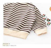 Load image into Gallery viewer, Baby Unisex Striped Animals Print Hoodies Swearshirts Wholesale 230110255
