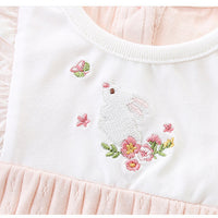 Load image into Gallery viewer, Baby Girls Flower Embroidered Rompers Hats Wholesale 230110262
