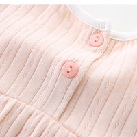 Load image into Gallery viewer, Baby Girls Flower Embroidered Rompers Hats Wholesale 230110262
