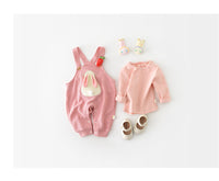 Load image into Gallery viewer, 2 Pieces Set Baby Girls Striped Tops And Animals Cartoon Jumpsuits Wholesale 230110271
